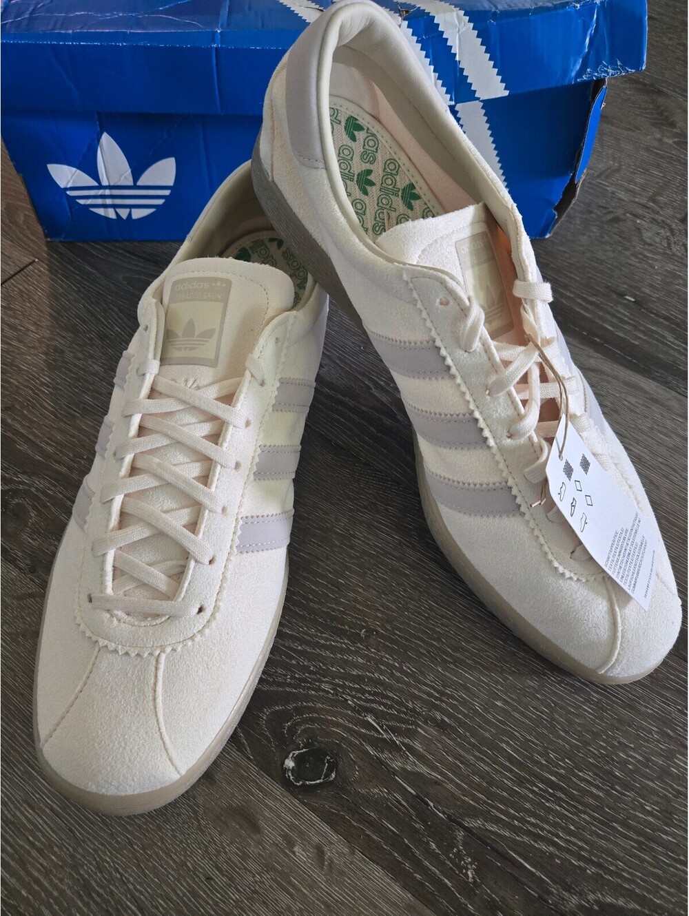 adidas Tobacco Gruen GX6940 Cream White Brown Men's 13 NIB